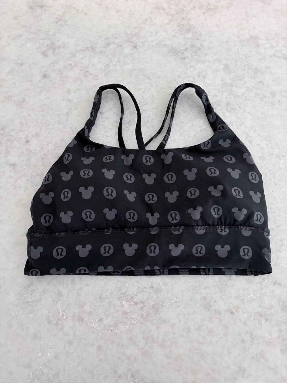 Disney x Lululemon Bra in Black - Size 8